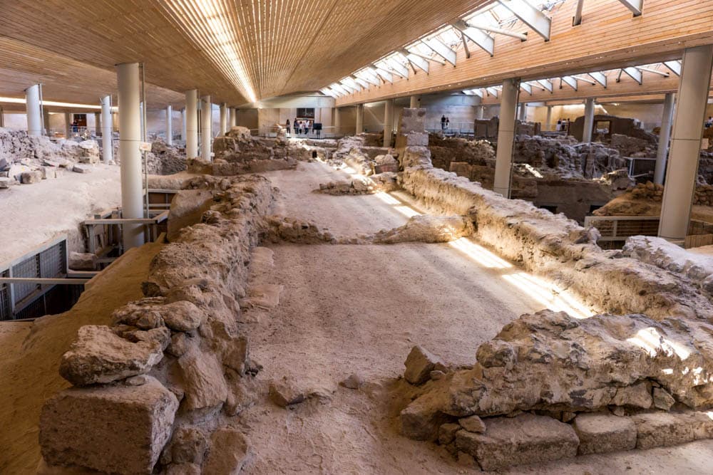 Popular Greek Islands to Visit: Archaeological Site of Akrotiri