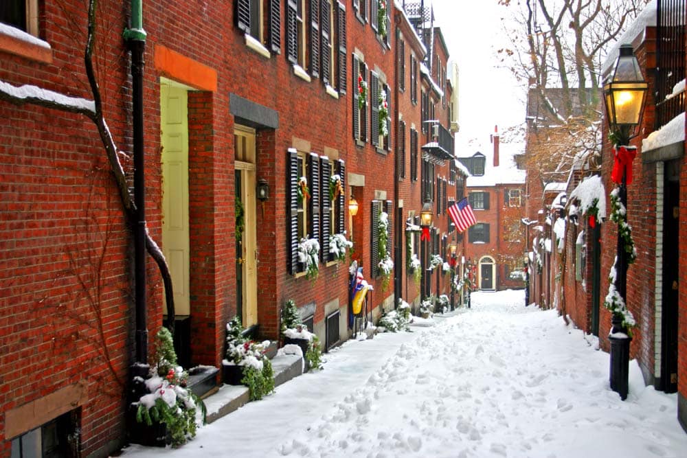 Things to do in Boston During Winter: Beacon Hill