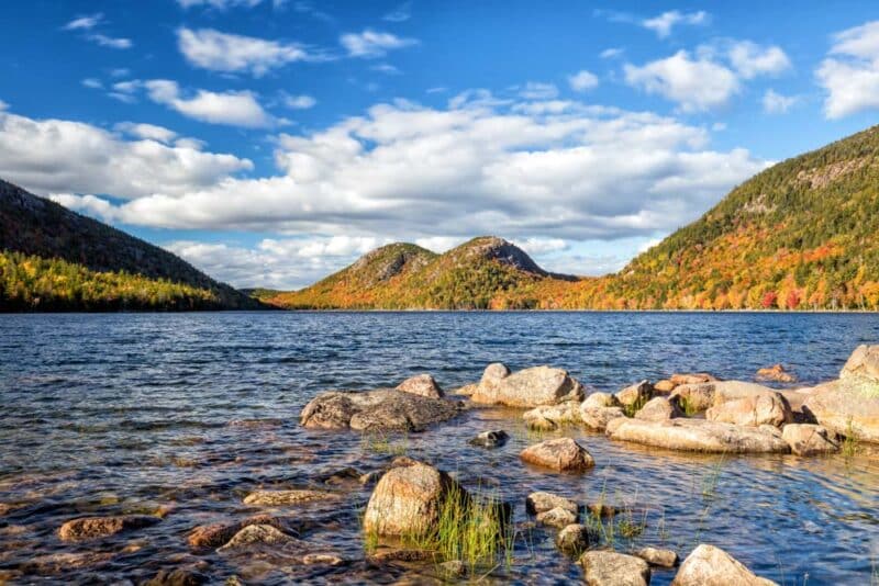 Unique Things to do in Acadia National Park, Maine: Jordan Pond