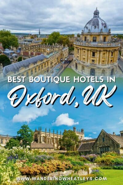 Best Boutique Hotels in Oxford, England