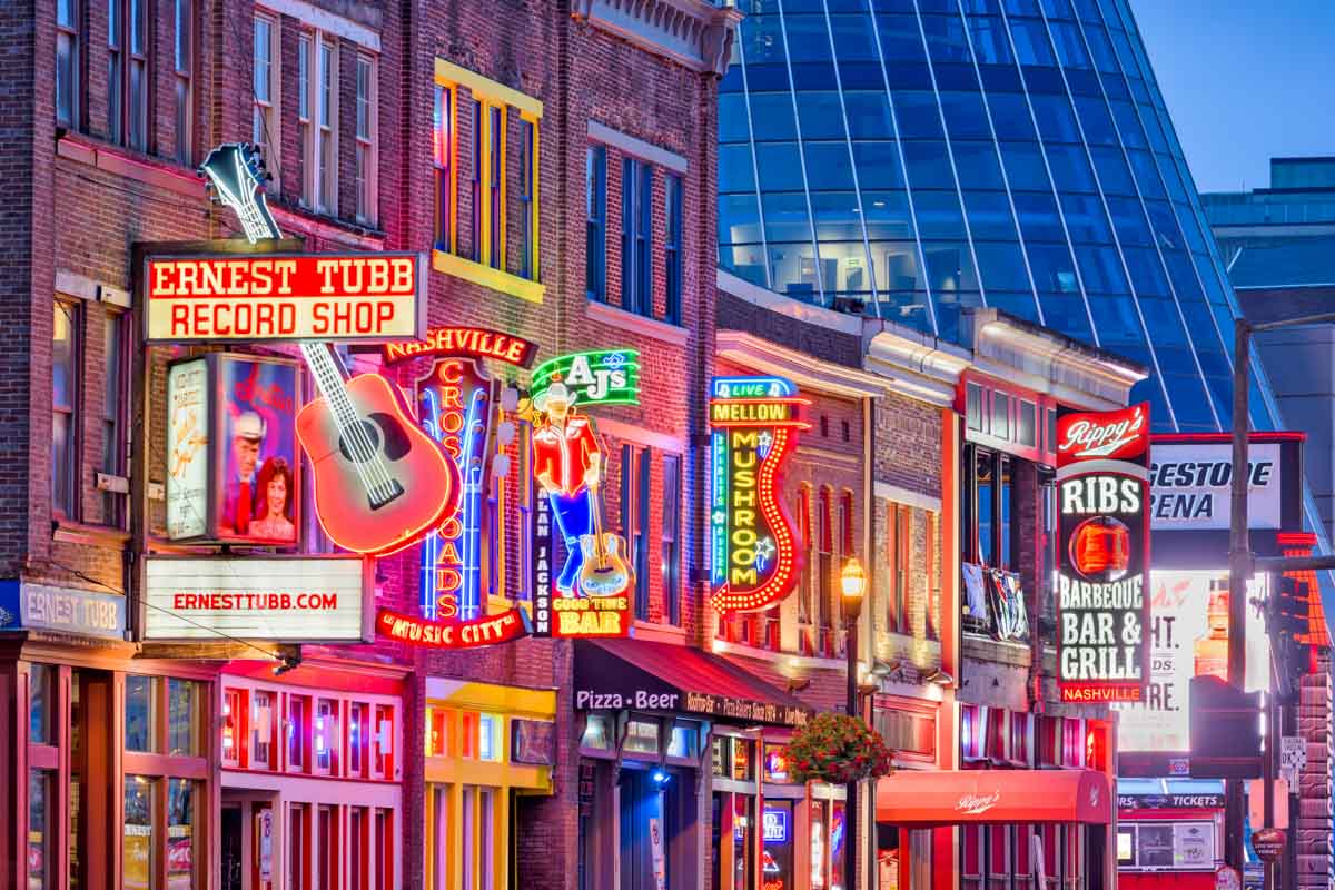 Best Places to Travel New Year in the US: Nashville