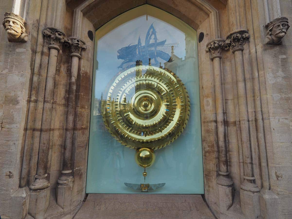 Cambridge, England Bucket List: Famous Clock at Corpus Christi College