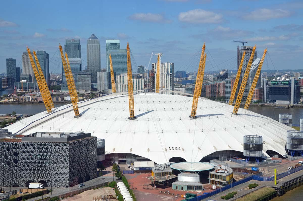 Day Trips from London: Roof of the O2 Arena