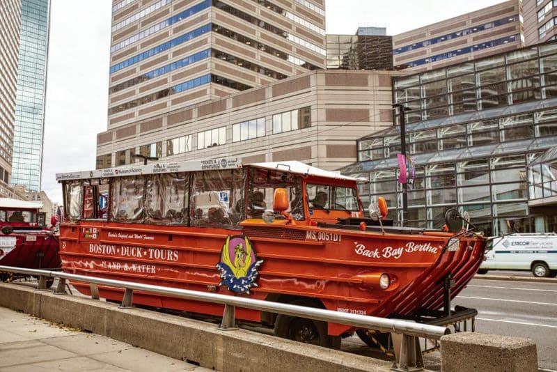 Fun Things to do in Boston with Kids: Duck Tour