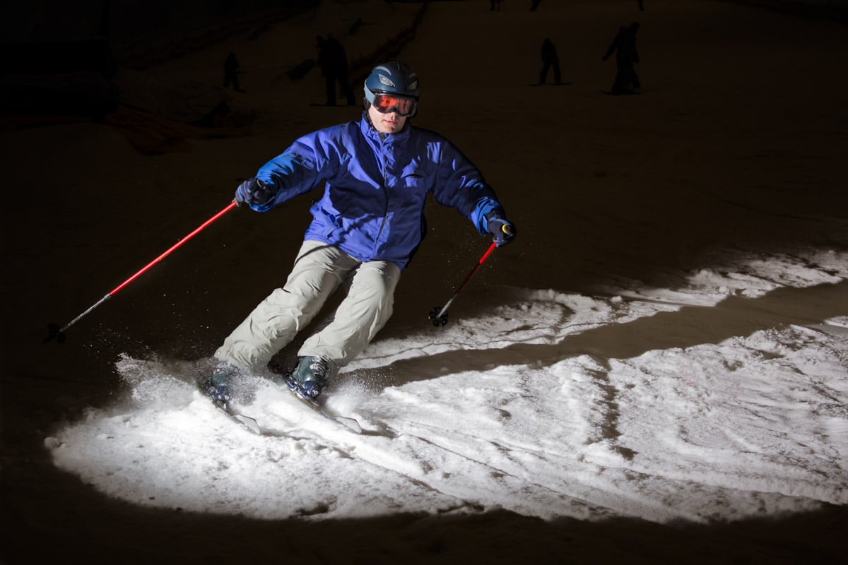 Maine in February Things to do: Night Skiing
