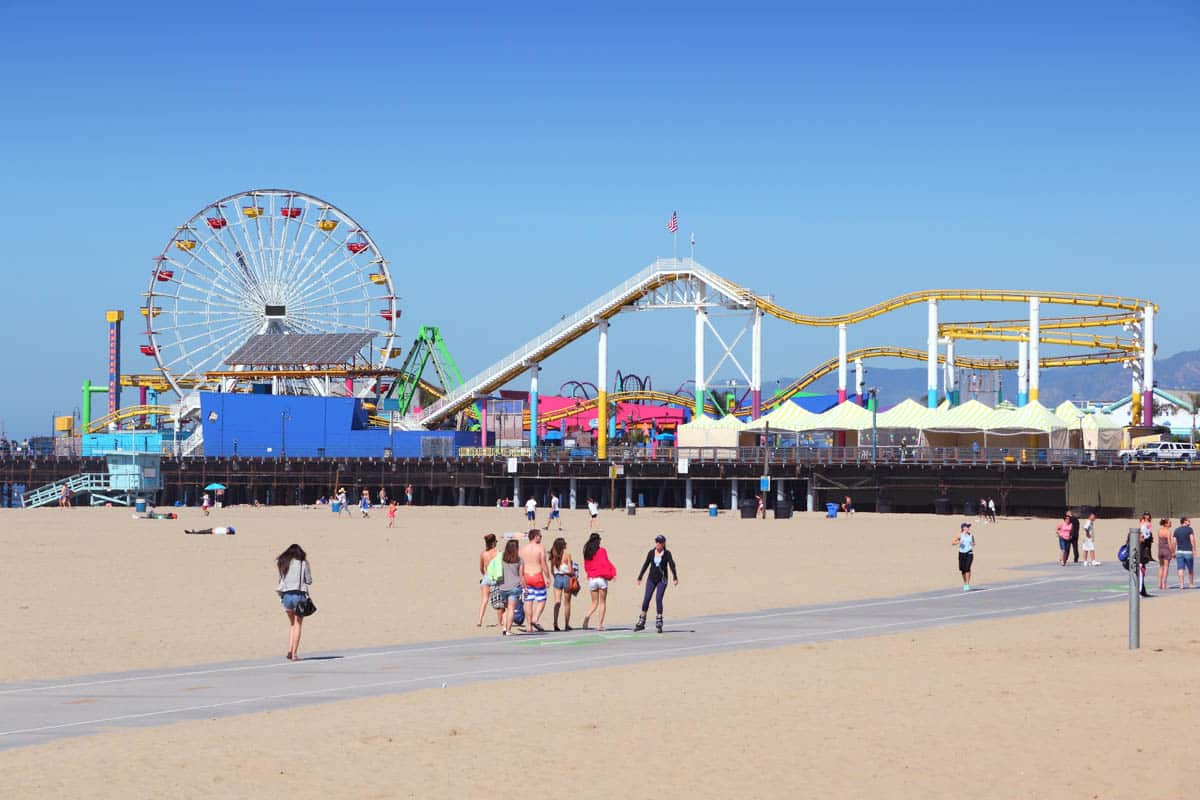 Unique Things to do in Los Angeles with Kids: Santa Monica Pier