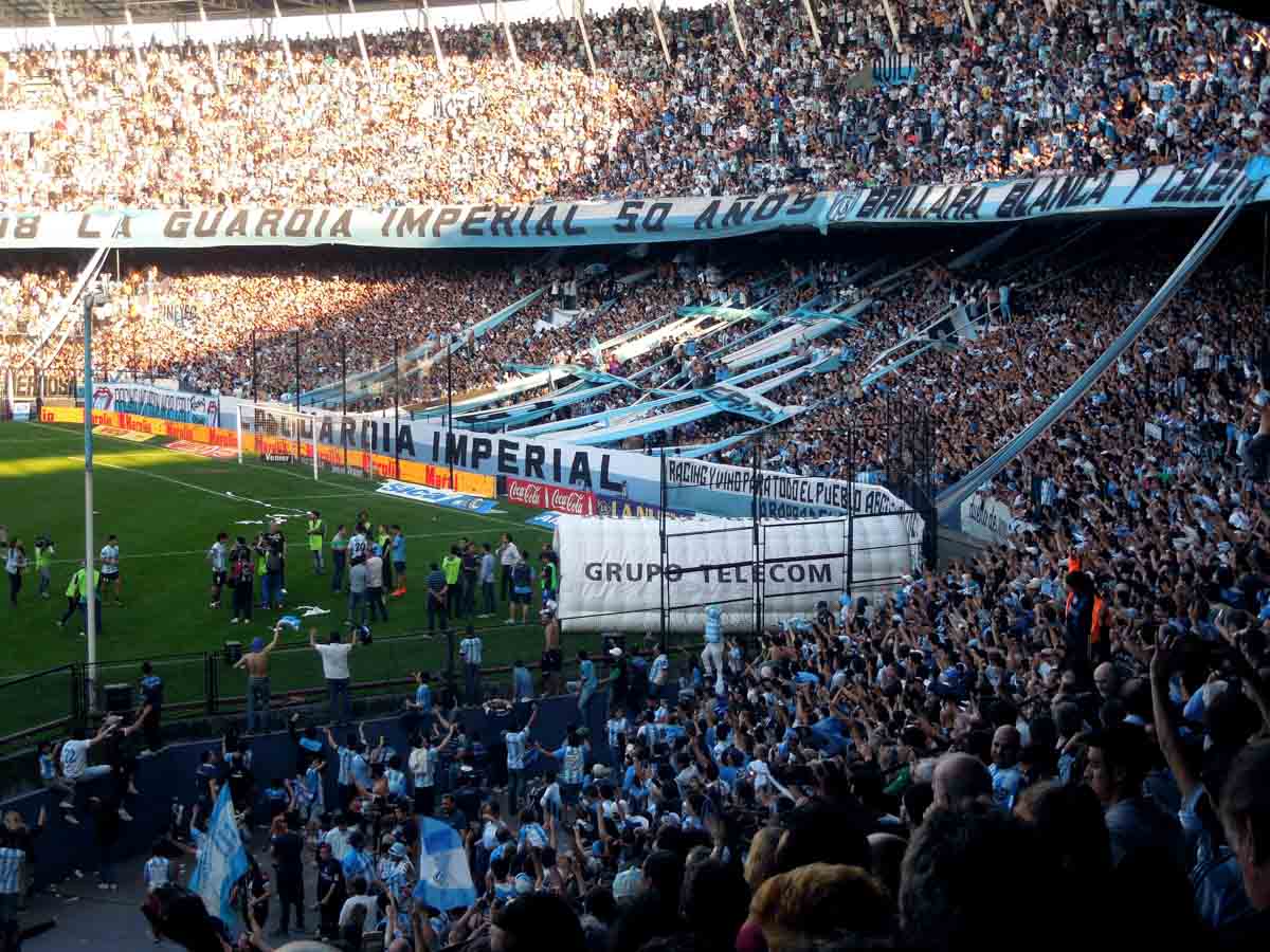 Argentina Football Culture in Buenos Aires: Racing Clubs Field