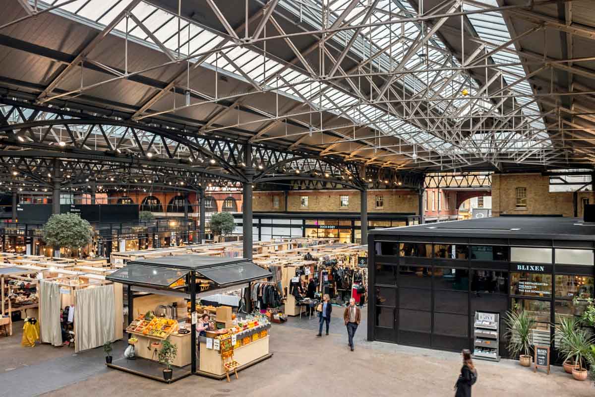 Best Food Markets and Food Halls in London: Spitalfields Market