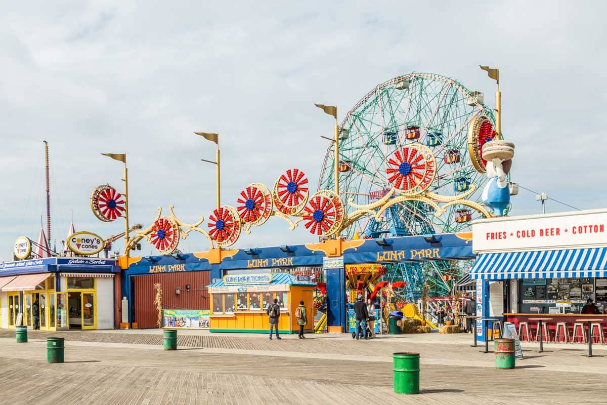 Cool Things to do in New York City in April: Luna Park at Coney Island