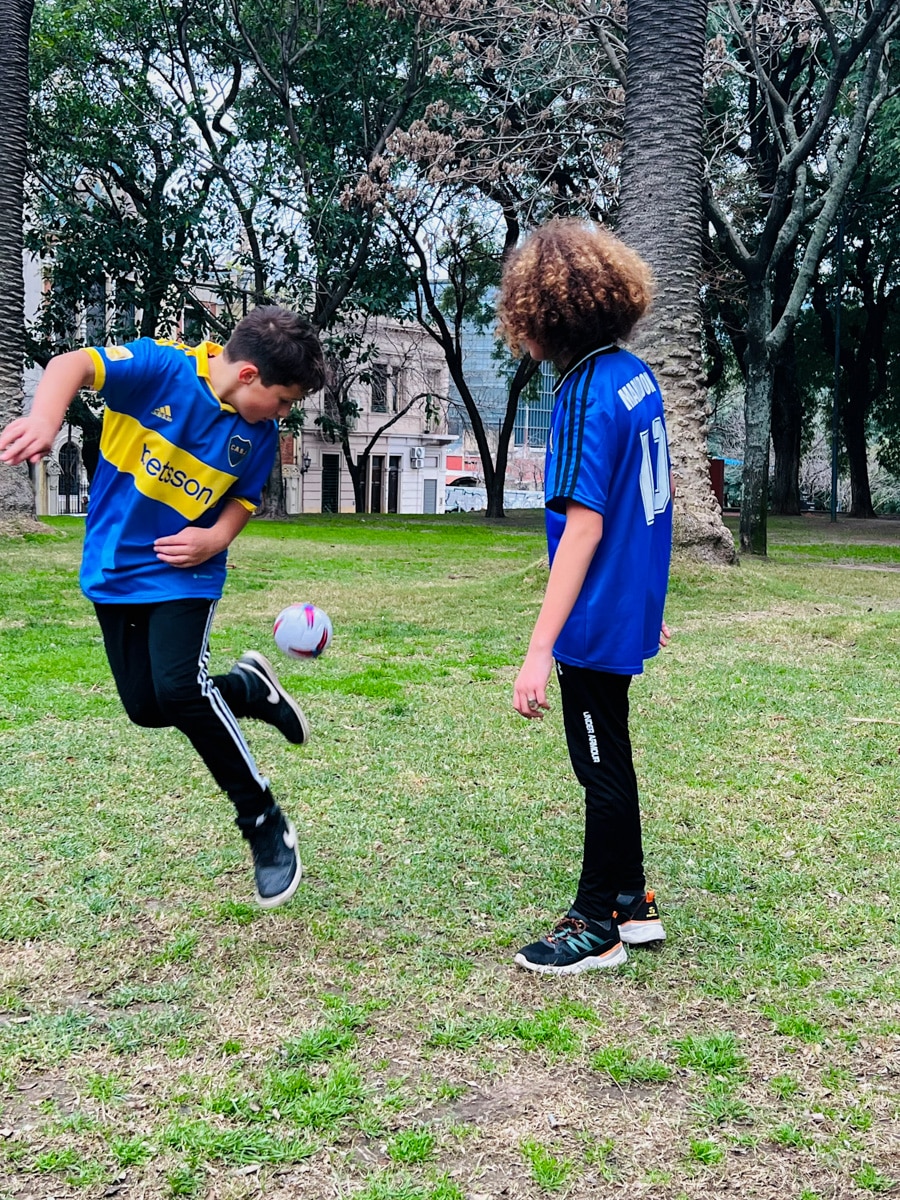 Football Culture in Buenos Aires: Watch Kids and Adults Play Football in a Park