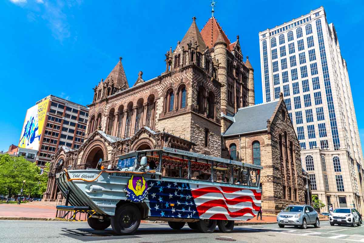 Fun Things to do in Boston in April: Duck Boat