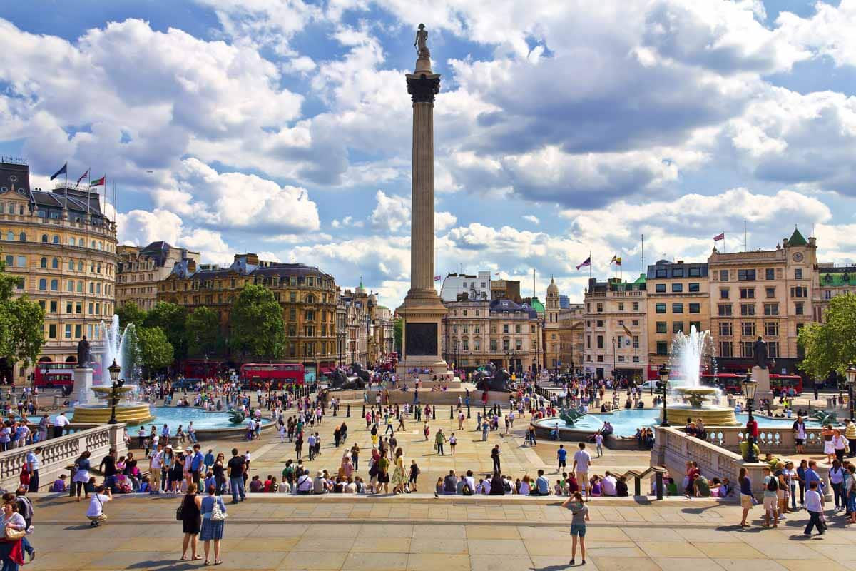London in April Things to do: Trafalgar Square