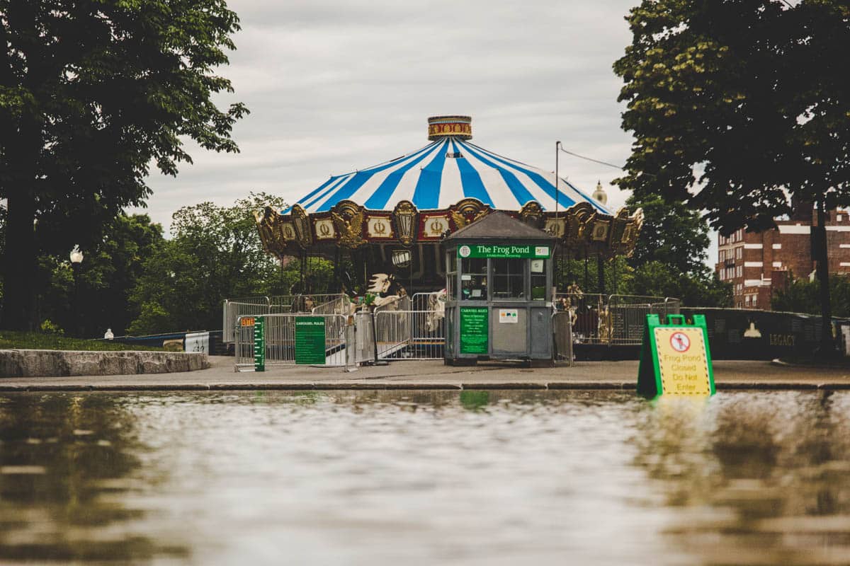 Must do things in Boston in April: Frog Pond Carousel