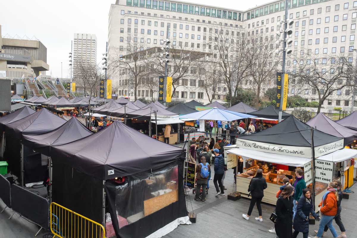 Must Visit London Food Markets: Southbank Centre Food Market