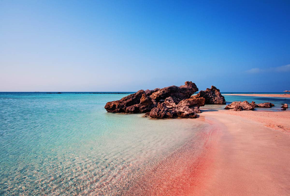 What Places to Visit in April: Elafonisi Beach in Crete, Greece
