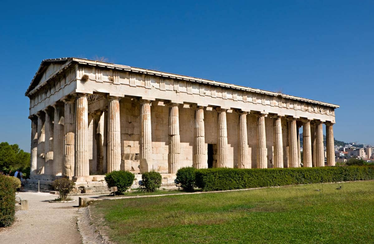 Ancient Ruins in Athens: Temple of Hephaestus