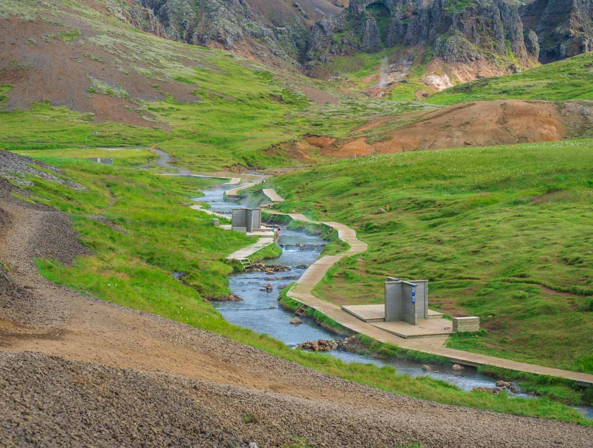 Best Hot Springs in Iceland: Reykjadalur Steam Valley