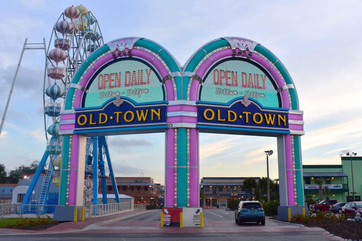 Cool Things to do in Orlando with Kids: Old Town