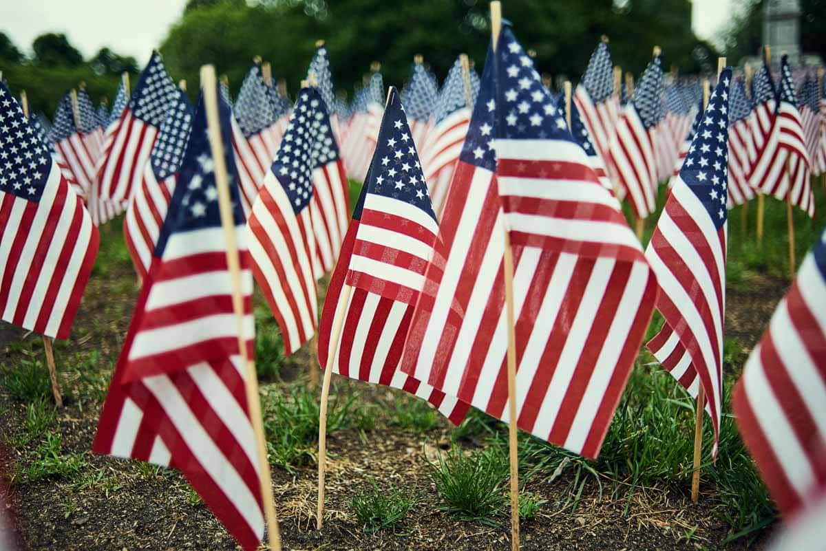 Fun Things to do in Boston in May: Garden of Flags