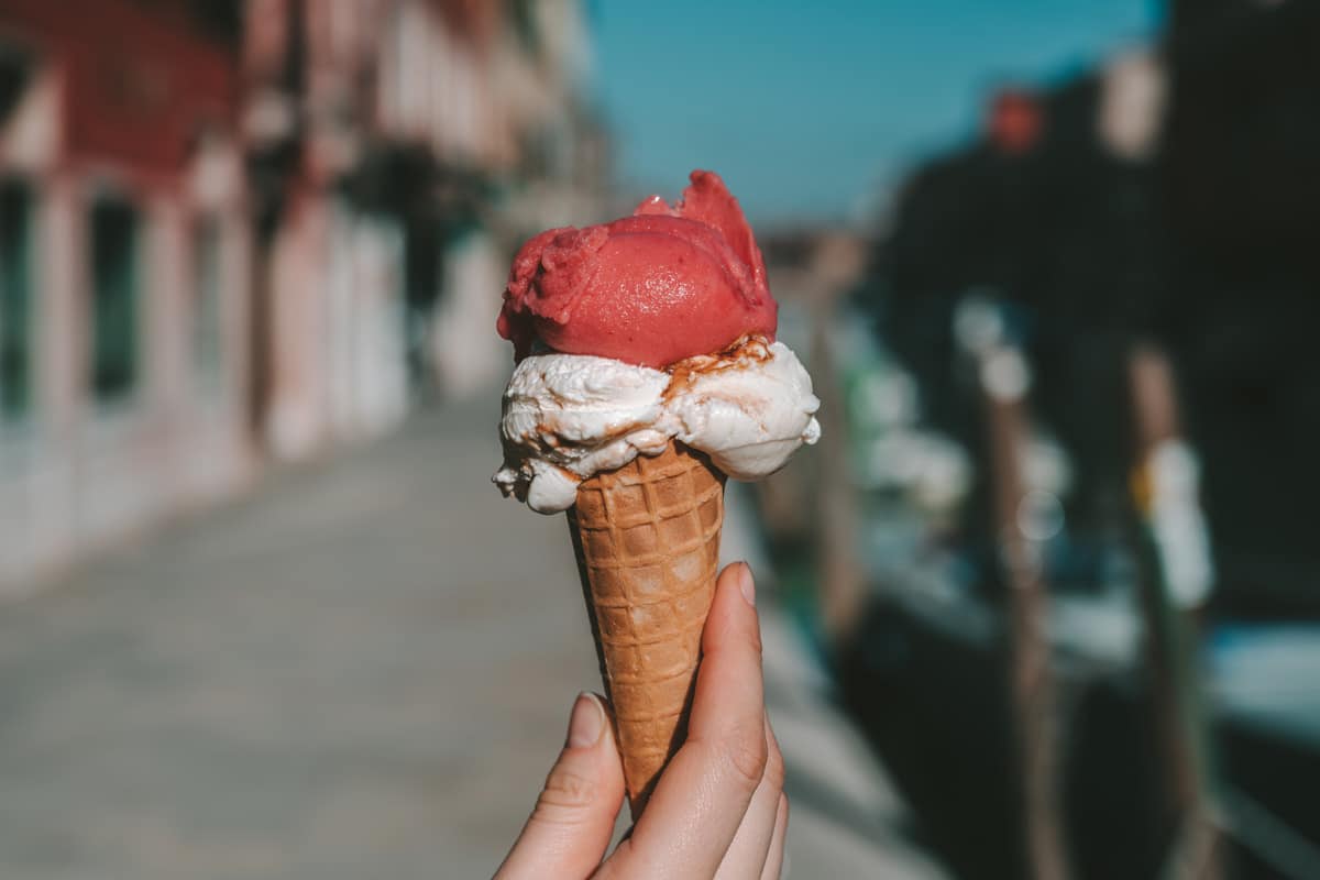 Unique Things to do in Venice in April: Creamy Gelato