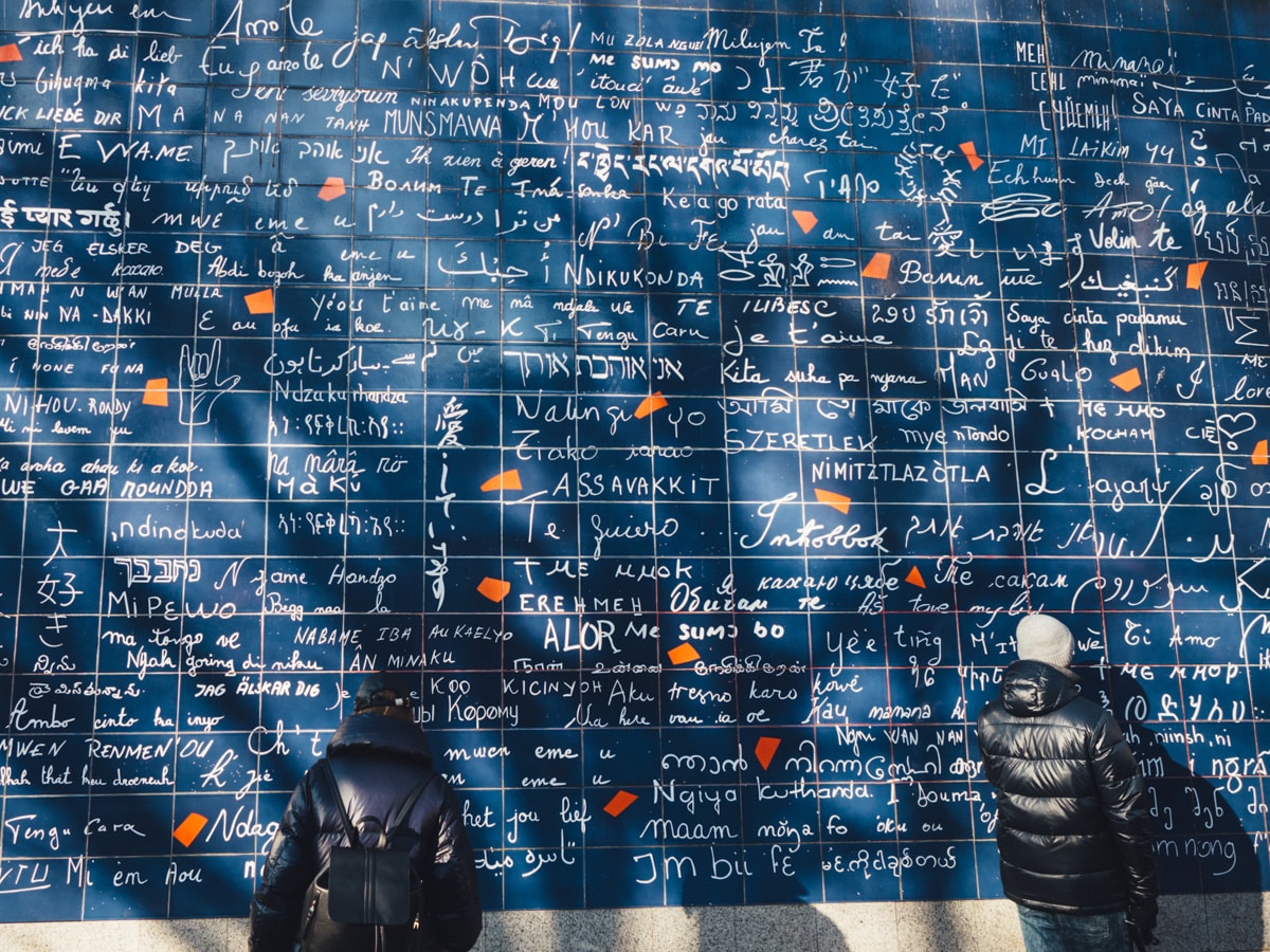 Best Non-touristy Things to do in Paris: I Love You Wall