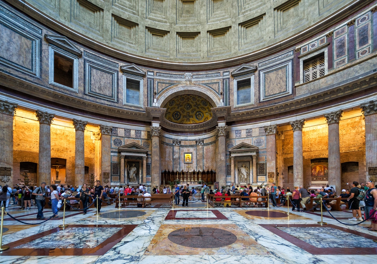 Cool Things to do in Rome in the Rain: Pantheon Rome